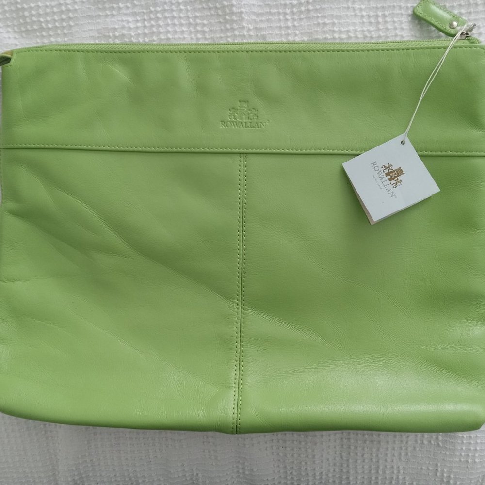 Leather laptop case by Rowallan Scotland